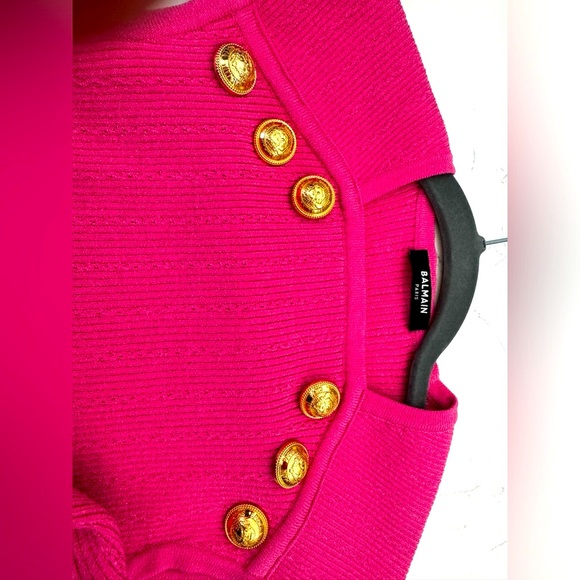 Pink Balmain ribbed top - Picture 4 of 7